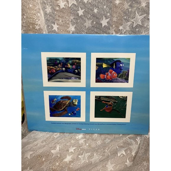 Walt Disney Pictures Pixar Finding Nemo Lithograph Set Of 4 - Picture 2 of 6